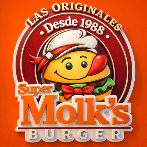 Logo de Hamburguesas Molks